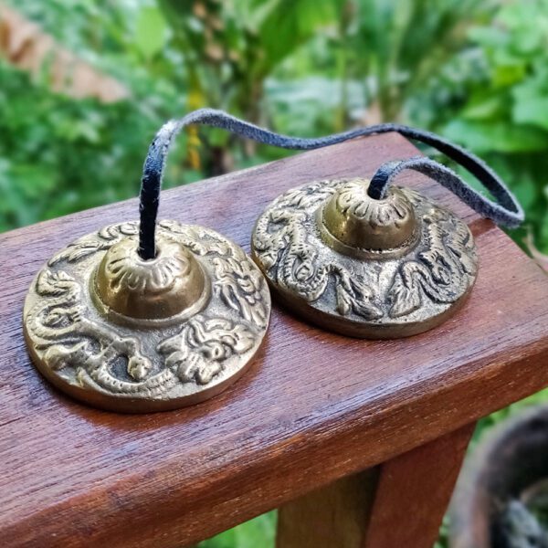 Brass Tingsha (Tibetan Bells) (5.6 cm, 150gr) — изображение 2