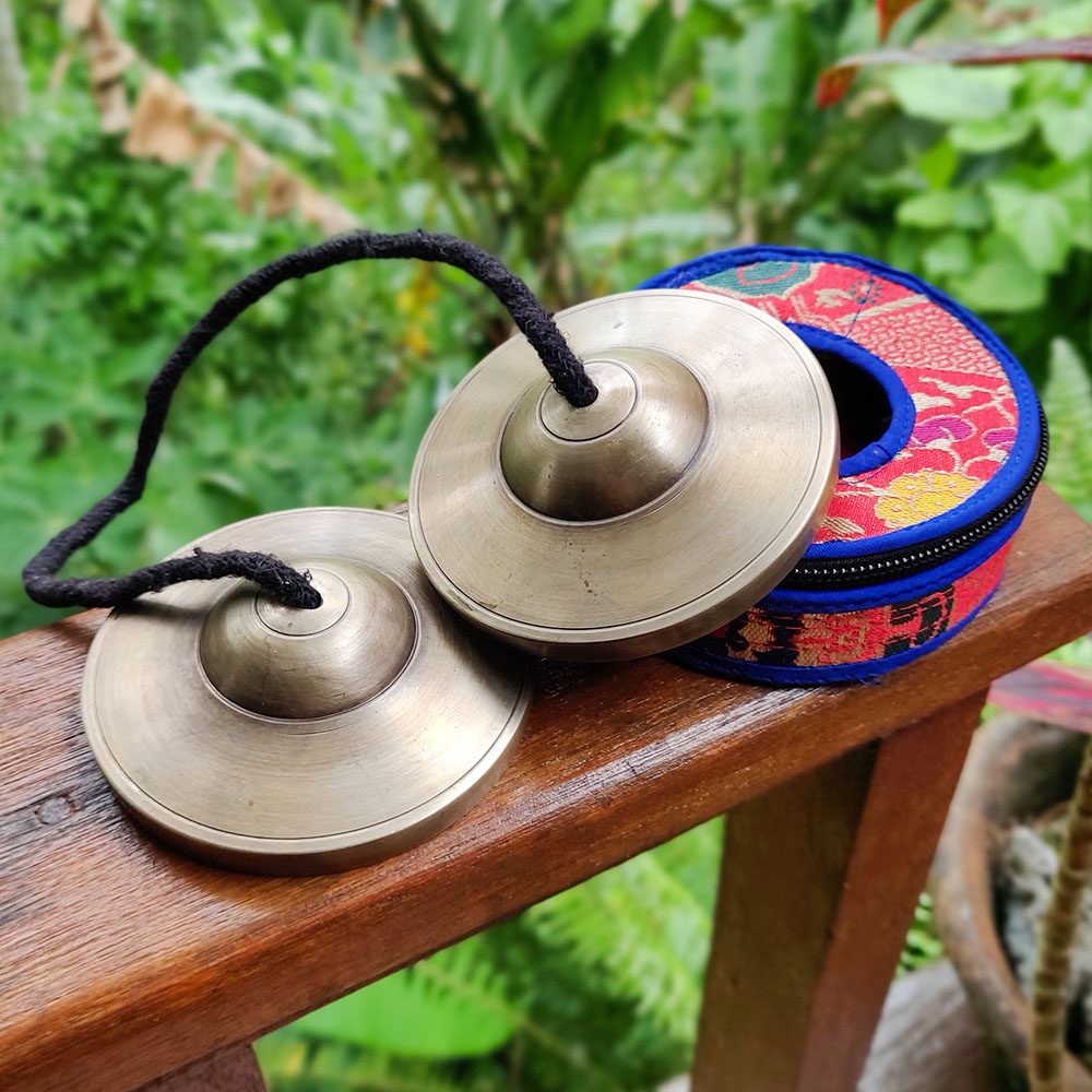 Buy Brass Tingsha (Tibetan Bells) (5.6 cm, 150gr) in Bali - Ocean Of Peace  - Bali