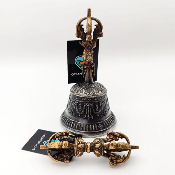 Tibetan Bell & Vajra Medium (18 cm) - Image 2